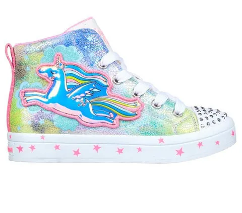 Skechers KIDS TWI-LITES 2.0 - UNICORN GALAXY Pink Multi