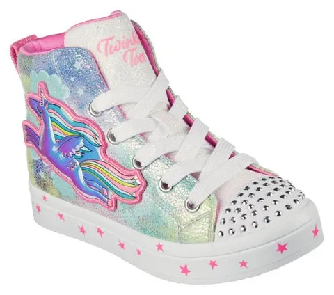 Skechers KIDS TWI-LITES 2.0 - UNICORN GALAXY Pink Multi