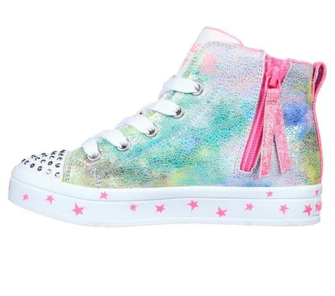 Skechers KIDS TWI-LITES 2.0 - UNICORN GALAXY Pink Multi