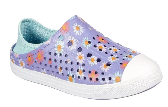 SKECHERS KIDS/YOUTH GIRLS GUZMAN STEPS - HELLO DAISY WATER SHOES 302114L LAV