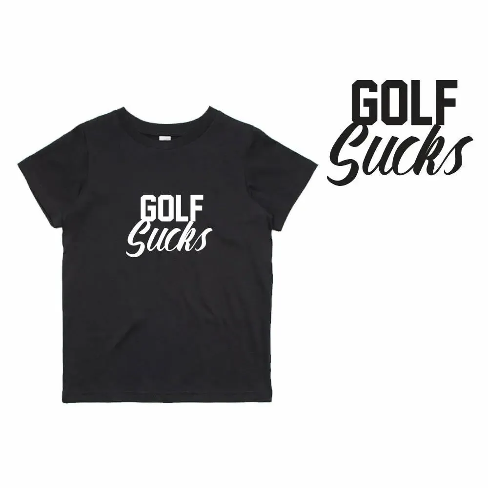 Golf Sucks Kids T-Shirt