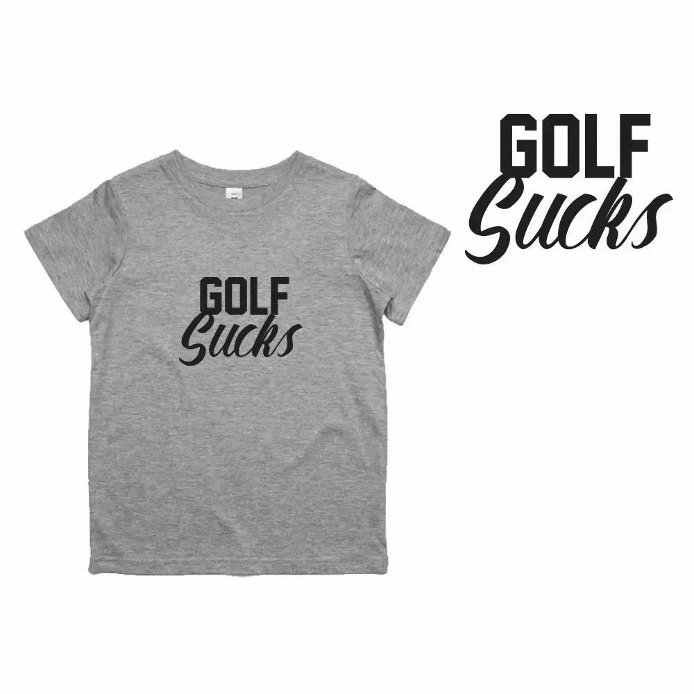 Golf Sucks Kids T-Shirt