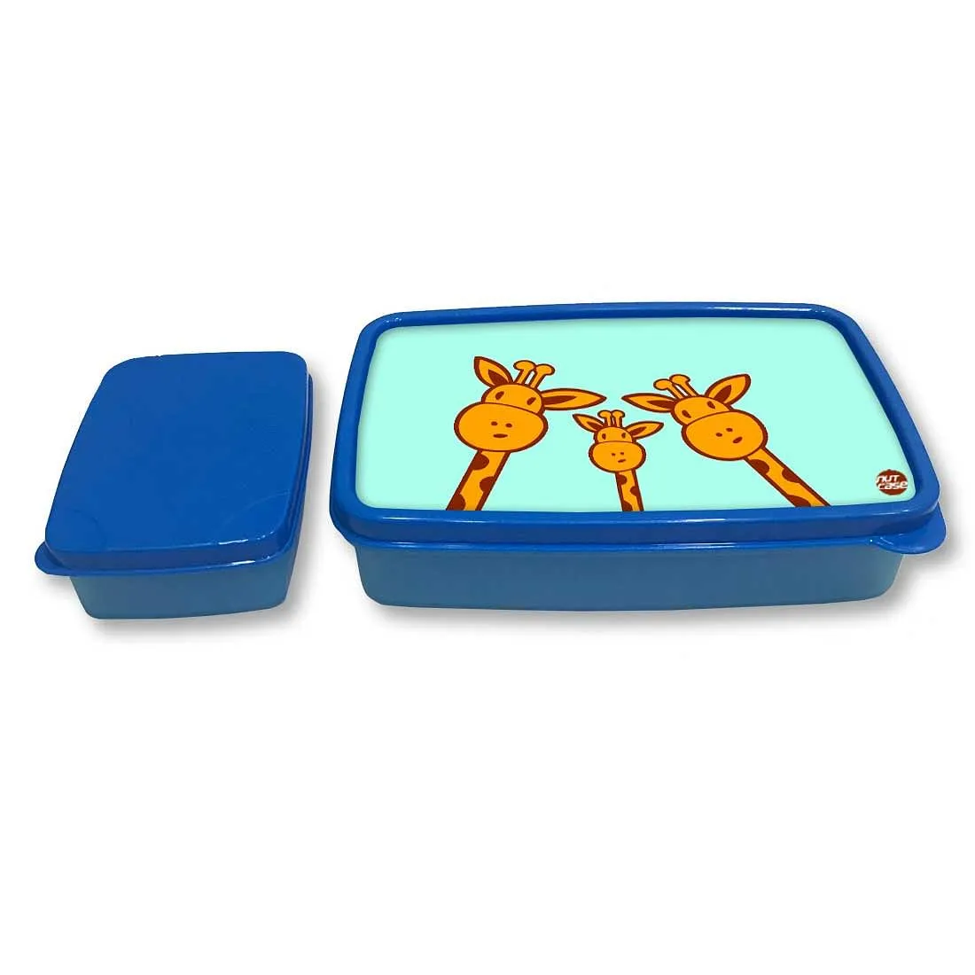 Small Plastic Snack Box for Kids to School Boys - Giraffe