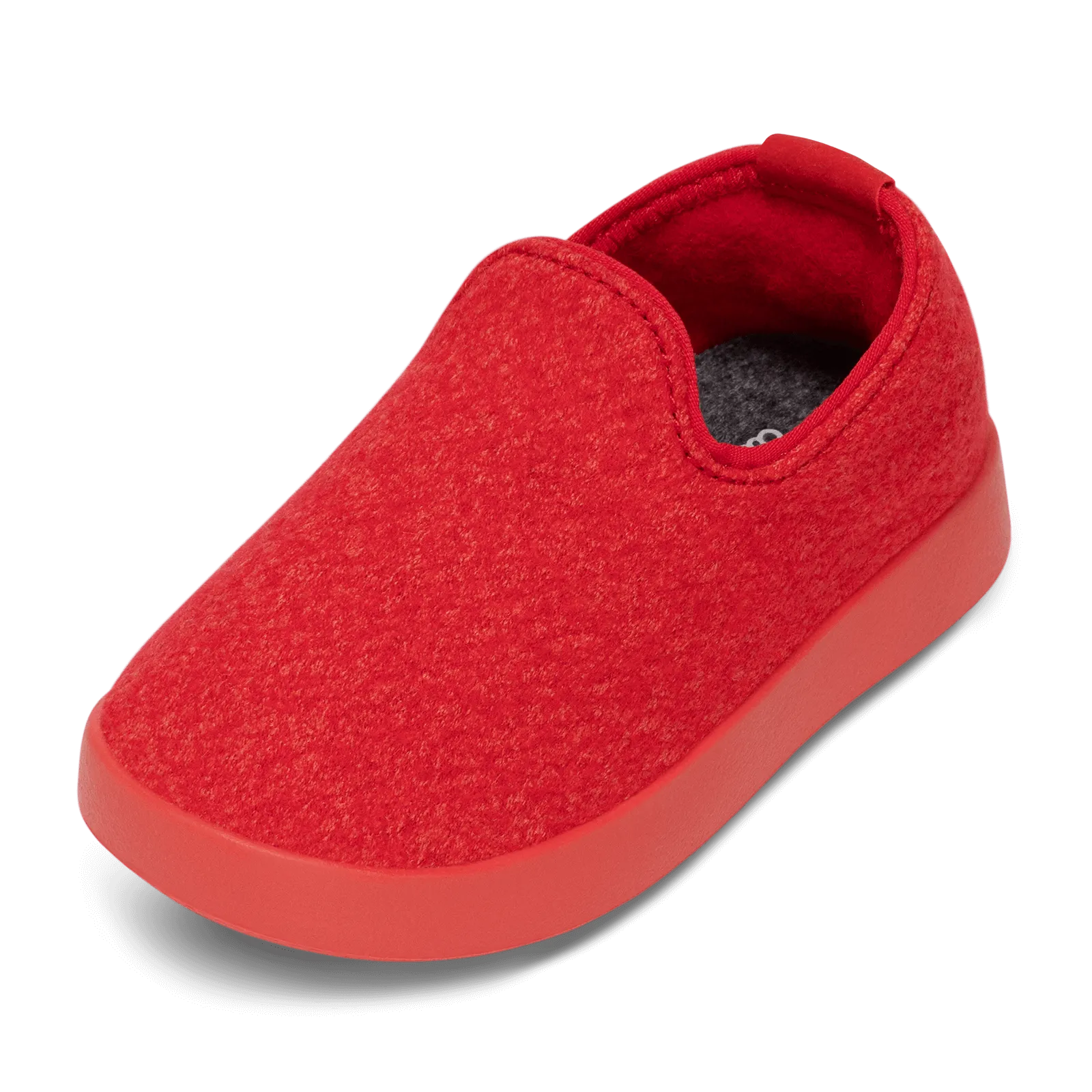 Smallbirds Wool Loungers - Little Kids - Bloom Red (Bloom Coral Sole)