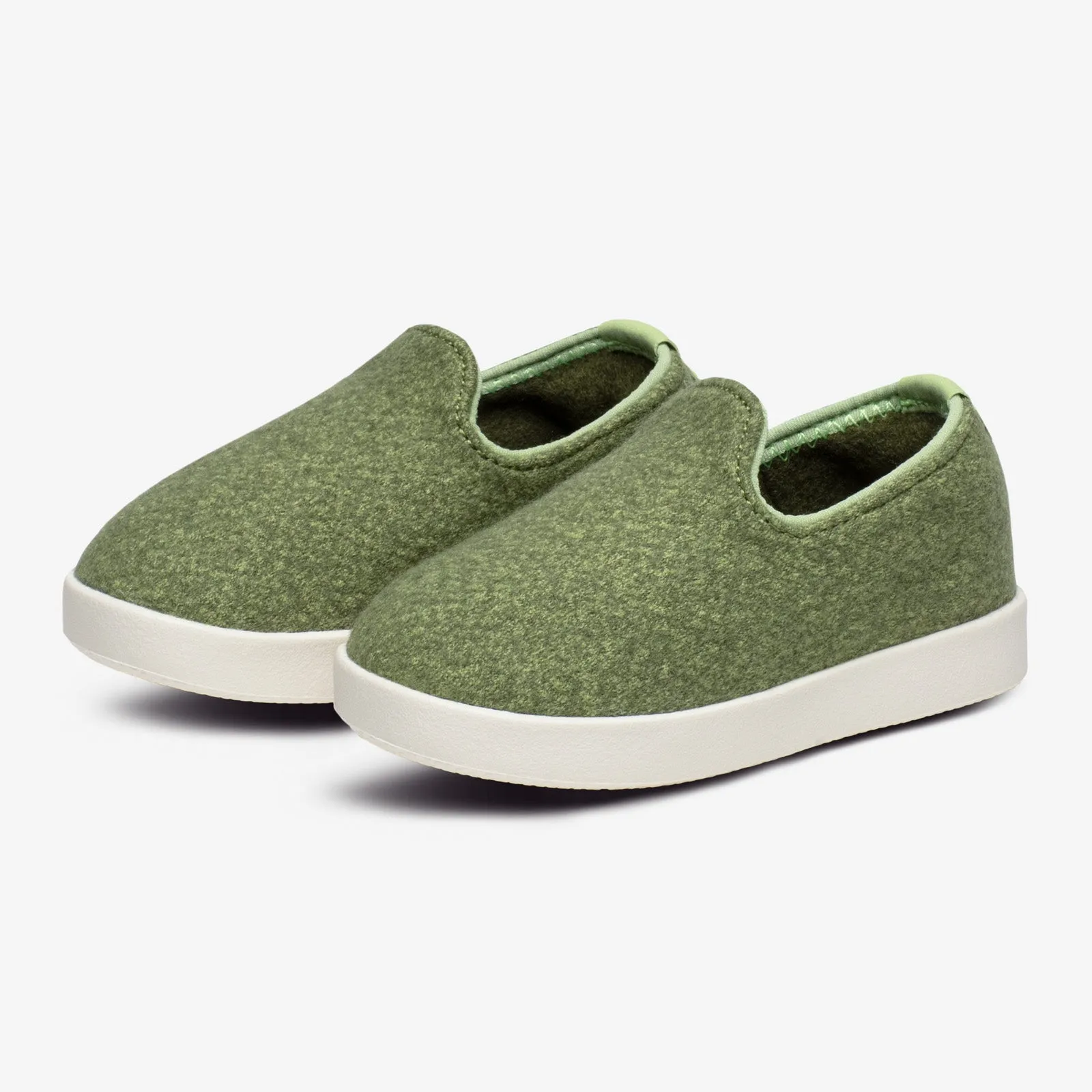 Smallbirds Wool Loungers - Little Kids - Calm Cargo (Natural White Sole)