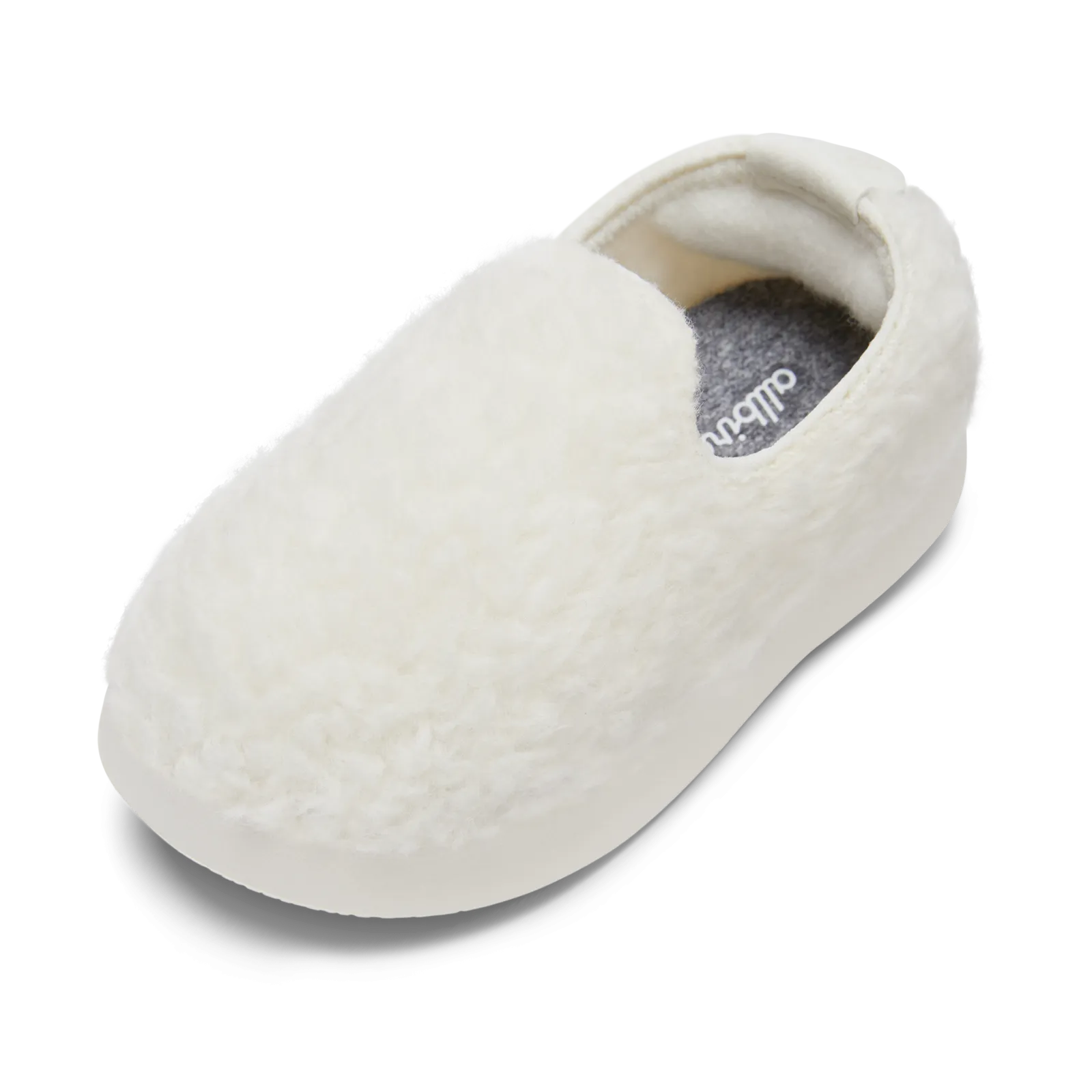 Smallbirds Wool Loungers - Little Kids - Natural White Fluffs (Natural White)