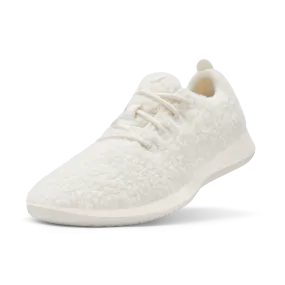 Smallbirds Wool Runners - Big Kids - Natural White Fluffs (Natural White Sole)