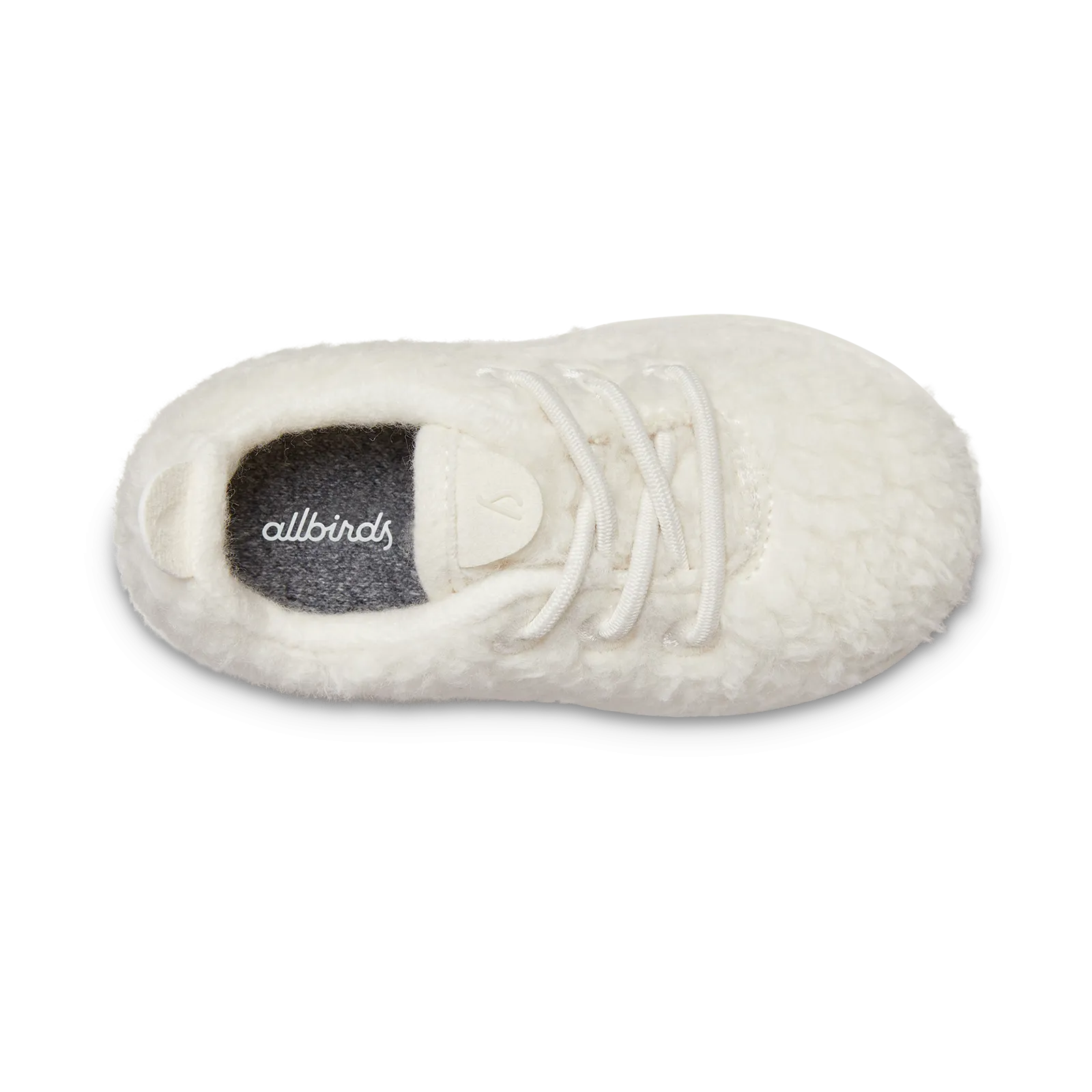 Smallbirds Wool Runners - Little Kids - Natural White Fluffs (Natural White Sole)