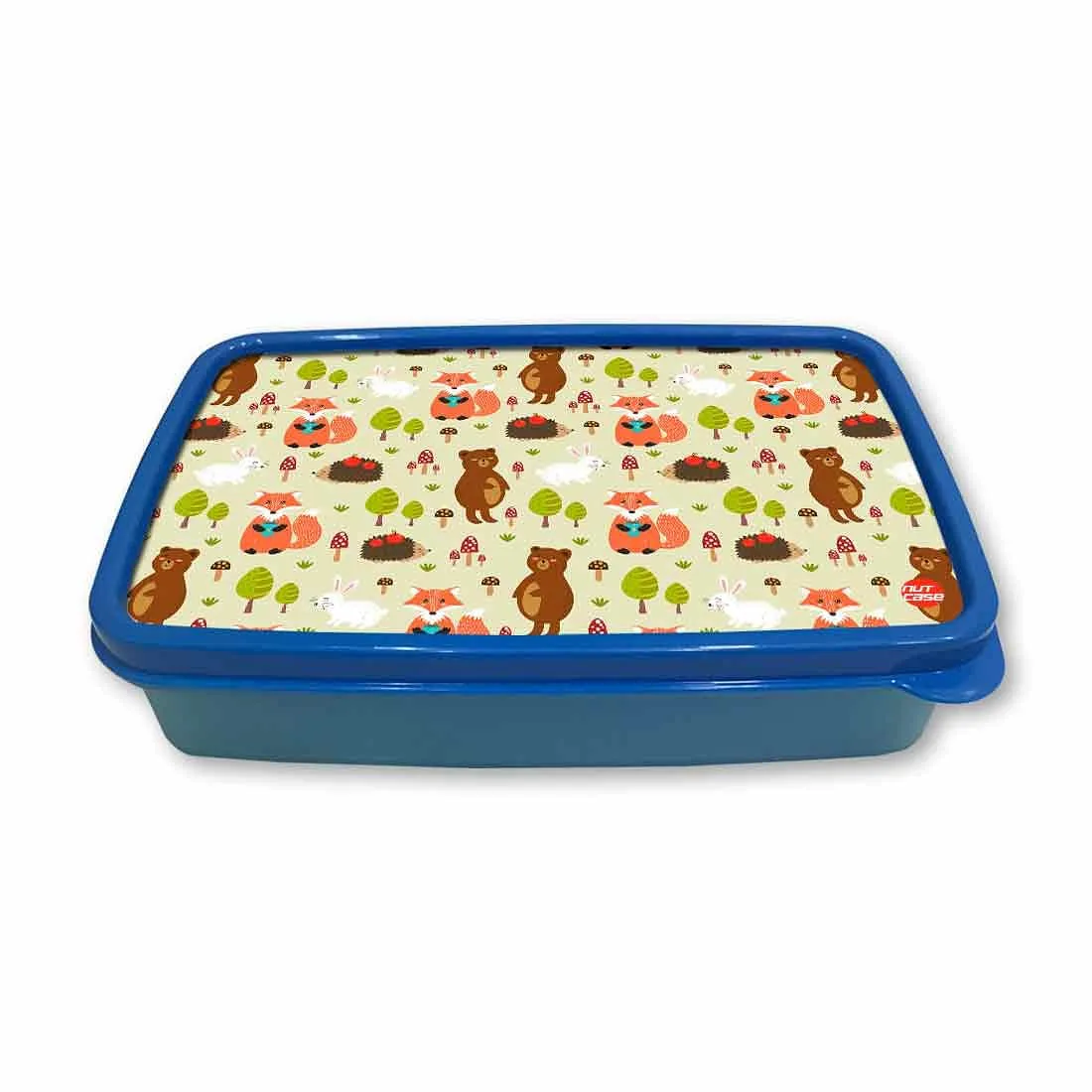 Snacks Biscuit Box for Kids School Lunch Box - Rabbit and Bear