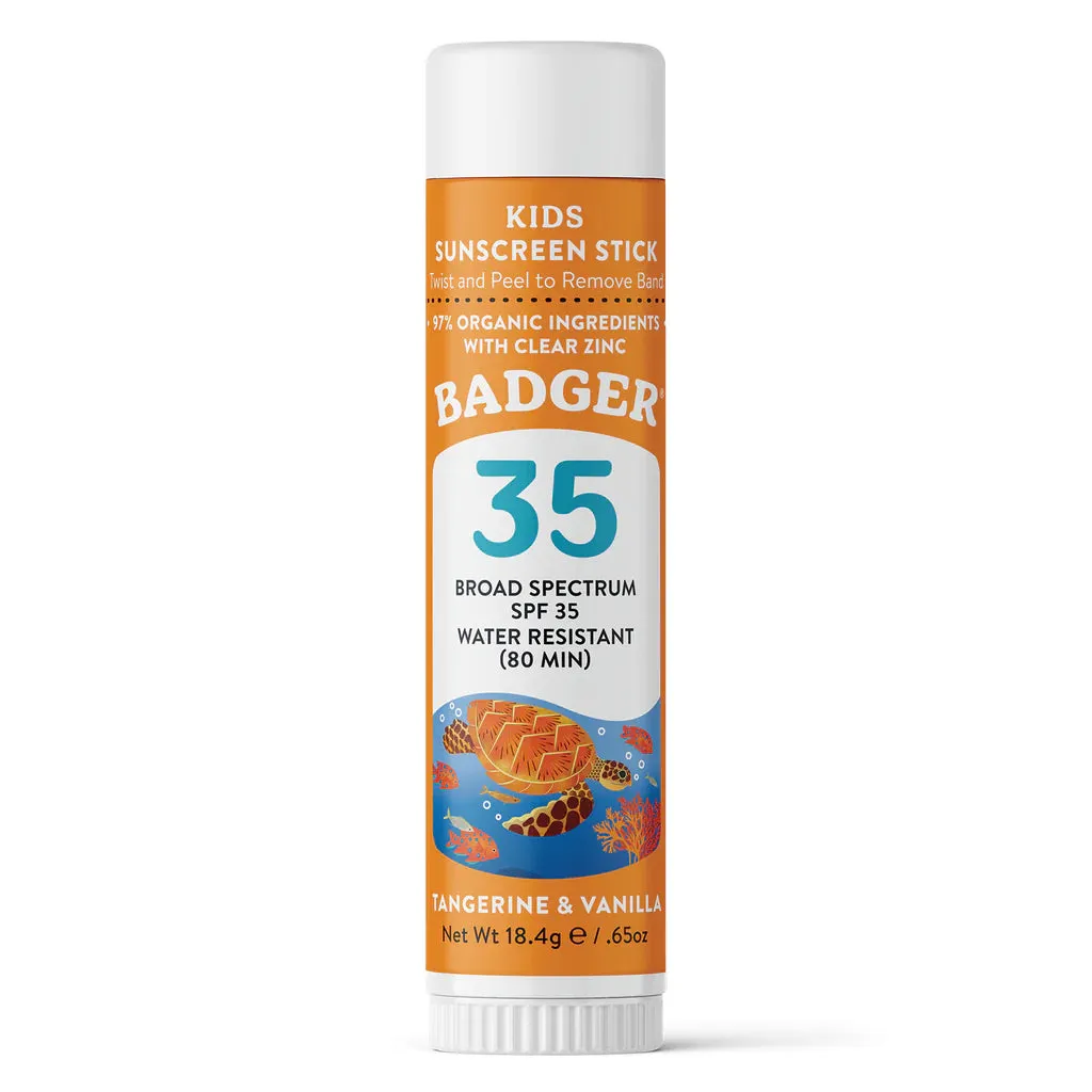 Kids Mineral Sunscreen Face Stick by Badger - SPF 35