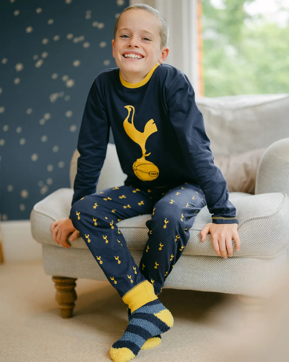 Spurs Kids Cockerel Print Pyjama Set