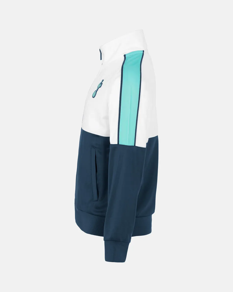 Spurs Kids Colour Block Zip Through Jacket