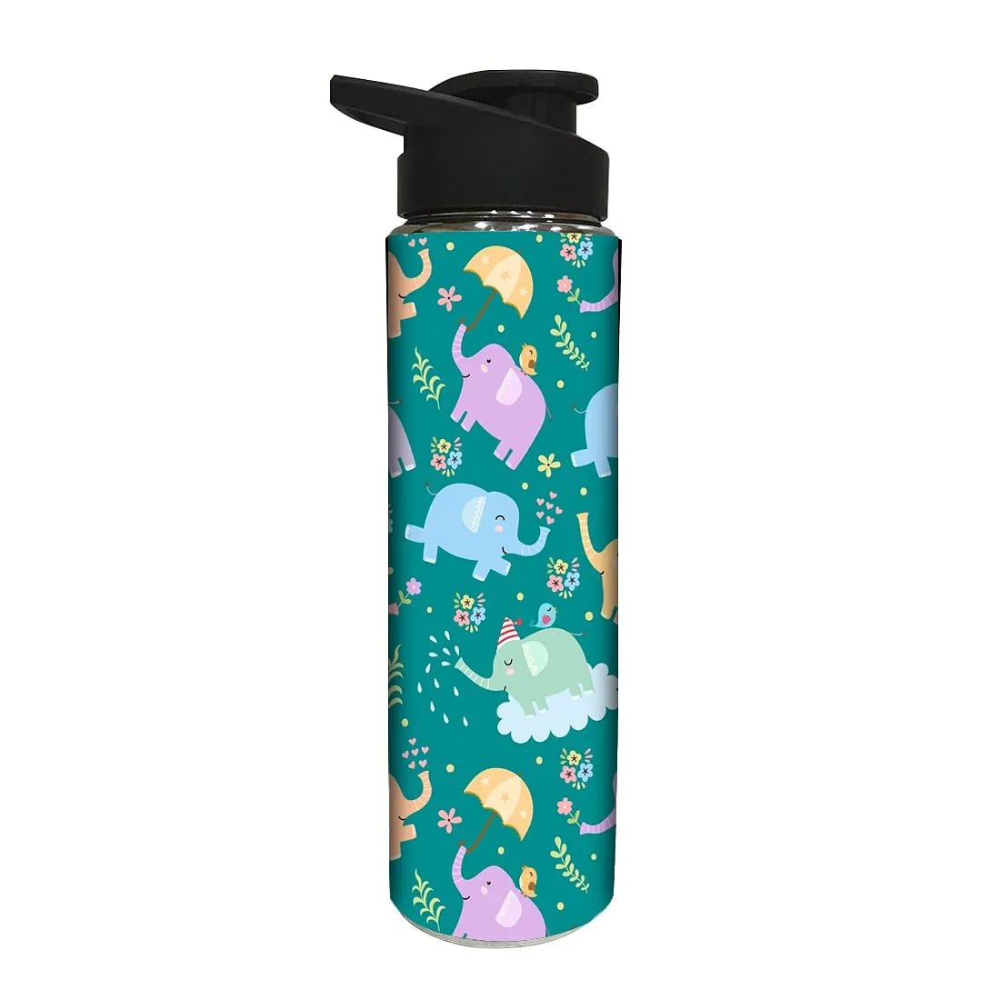 Steel Water Bottle for Kids Birthday Return Gifts -  Elephant