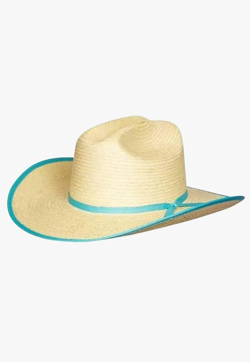 Sunbody Kids Cattleman Bound Guat Hat Turquoise