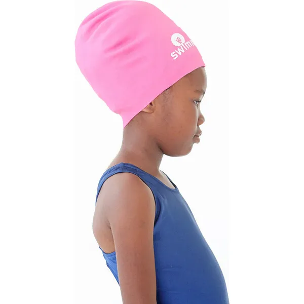 Swimma Afro-kids Swimcap, Pink