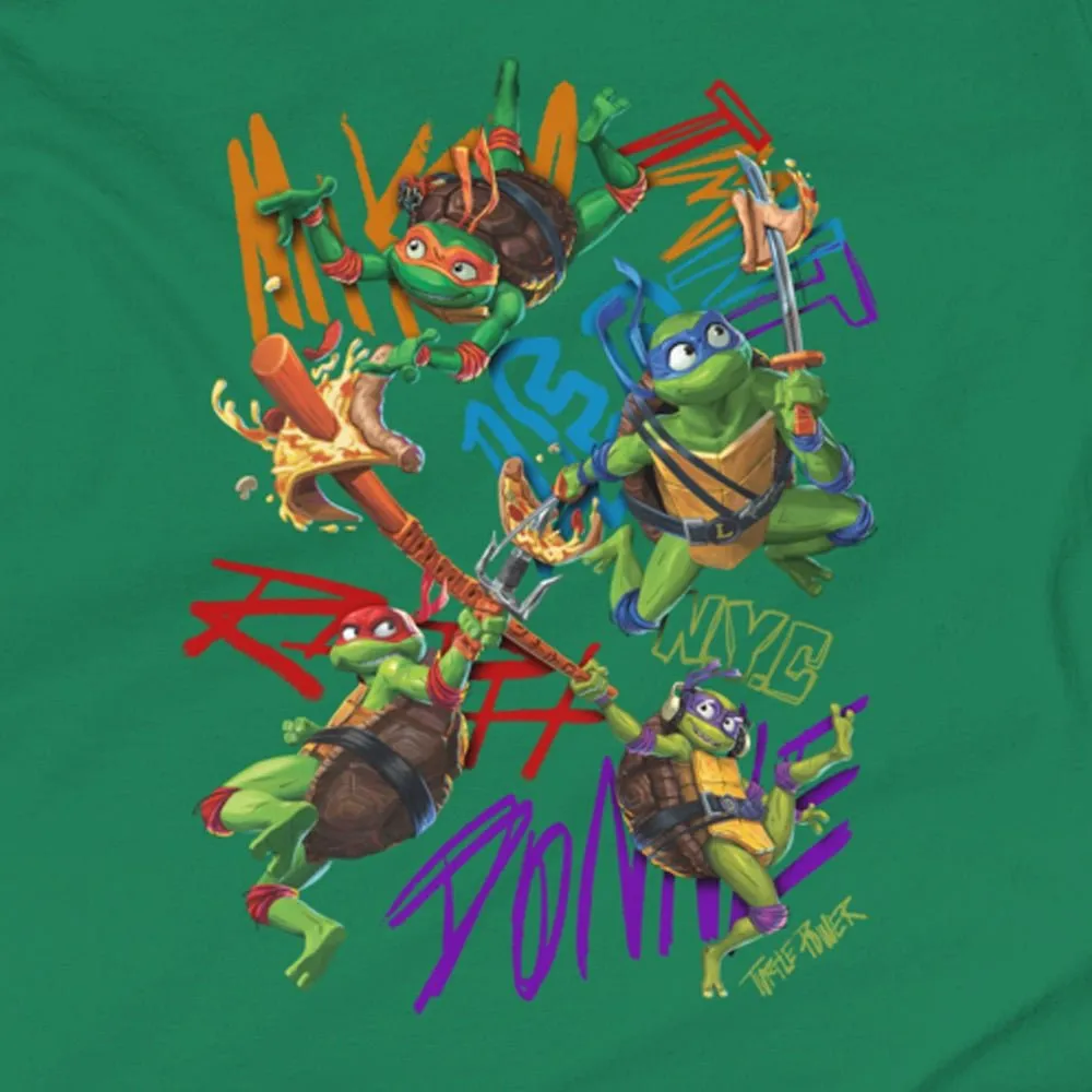 Teenage Mutant Ninja Turtles: Mutant Mayhem Pizza Kids T-Shirt