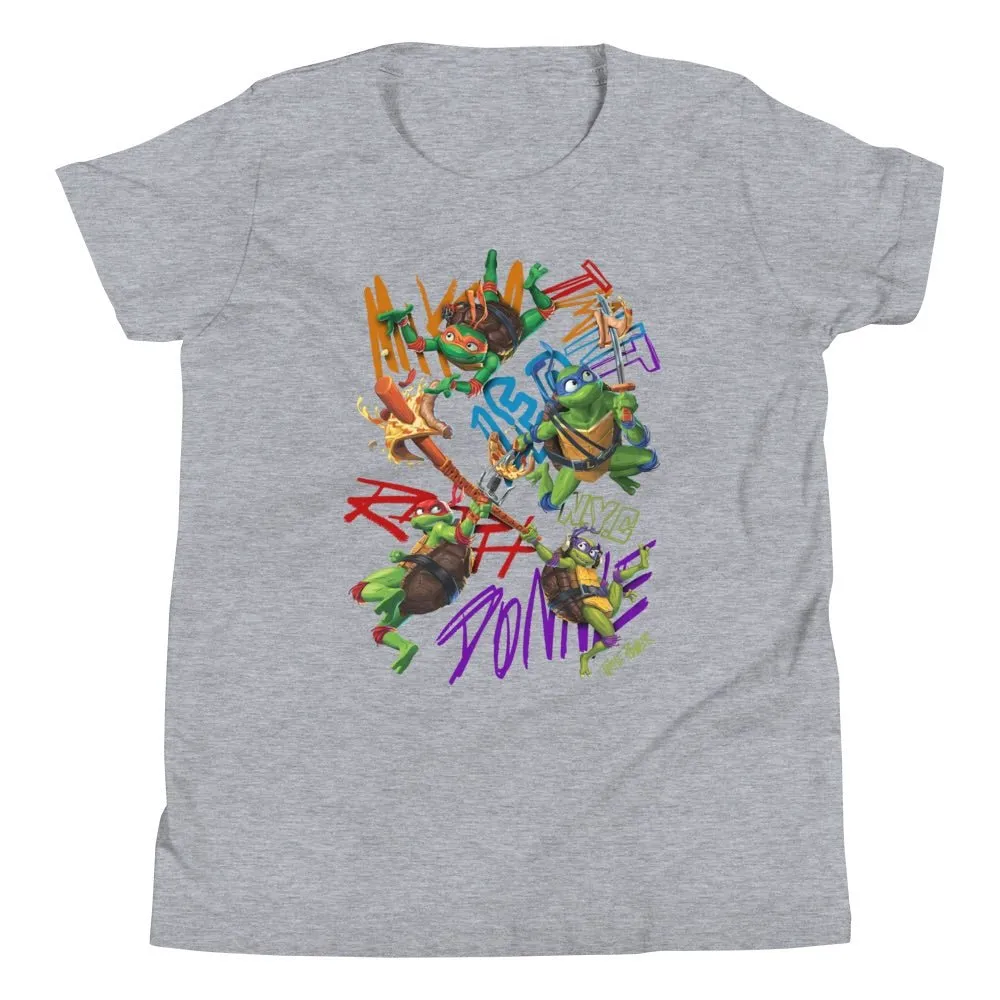 Teenage Mutant Ninja Turtles: Mutant Mayhem Pizza Kids T-Shirt