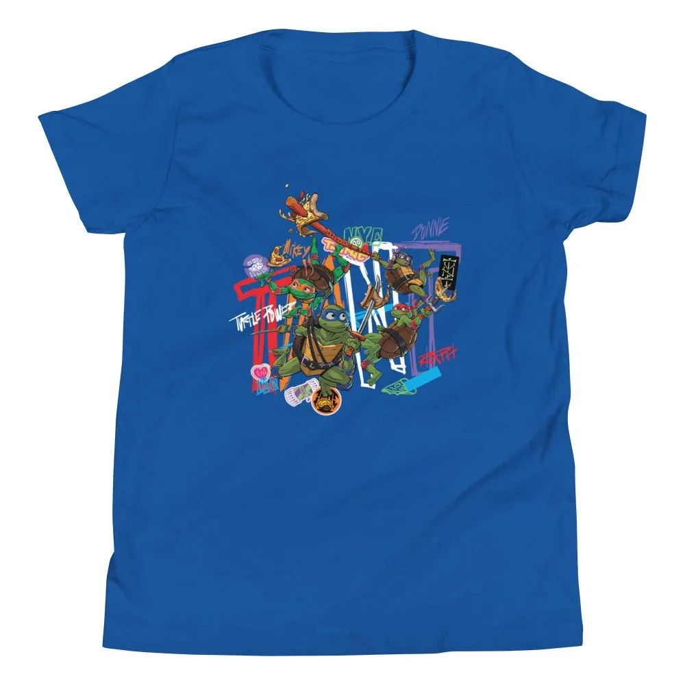 Teenage Mutant Ninja Turtles: Mutant Mayhem Turtle Power Kids T-Shirt