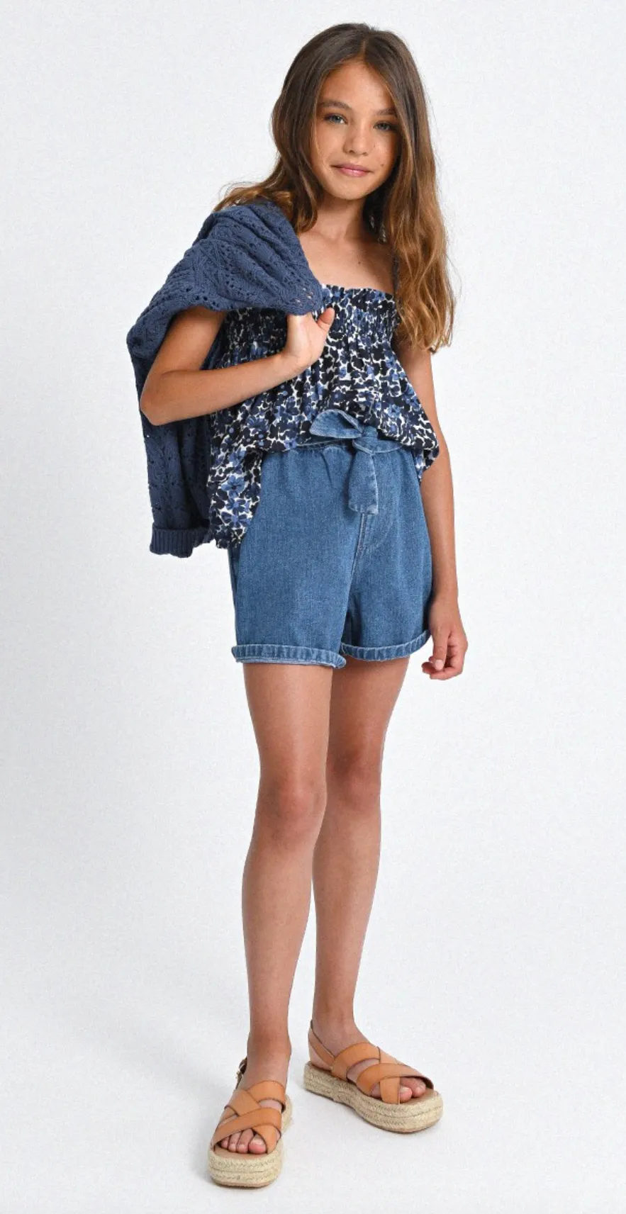 The Dannie Denim Shorts - KIDS