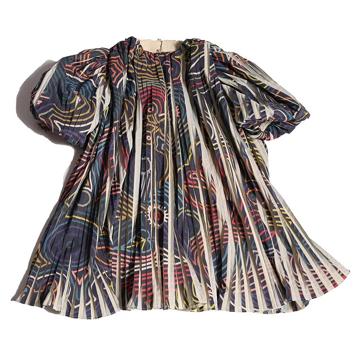 Tia Cibani Multicolour Harriet Print Pleated Dress