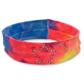 Stylish Tie Dye Rhinestone Headband