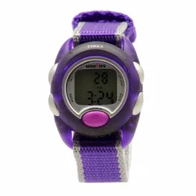 Timex Girl's Kids T7B9839J Purple Chronograph Digital Nylon Watch