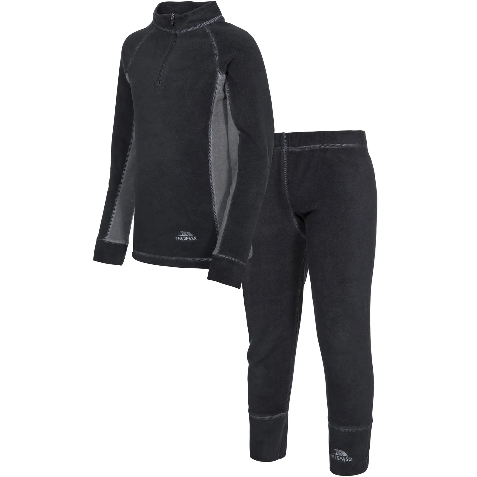 Trespass Kids Bubbles Thermal 1/2 Zip Baselayer Set