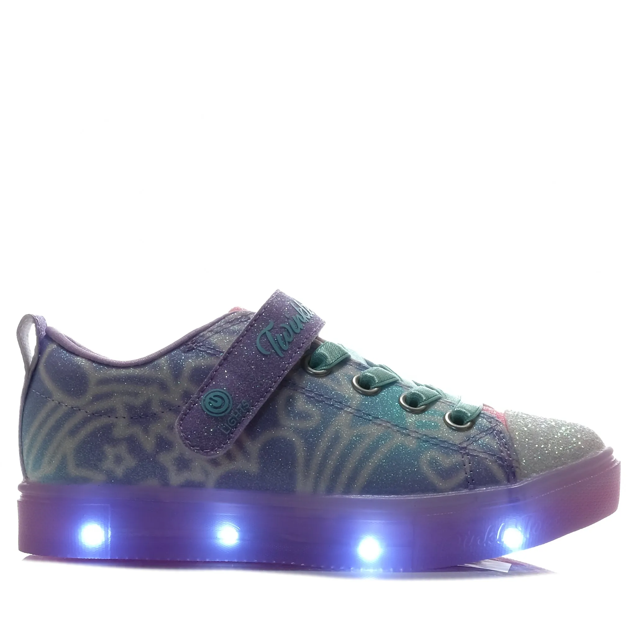 (Skechers Children's Twinkle Sparks Ice - Dreamsicle 314782L Lavender/)