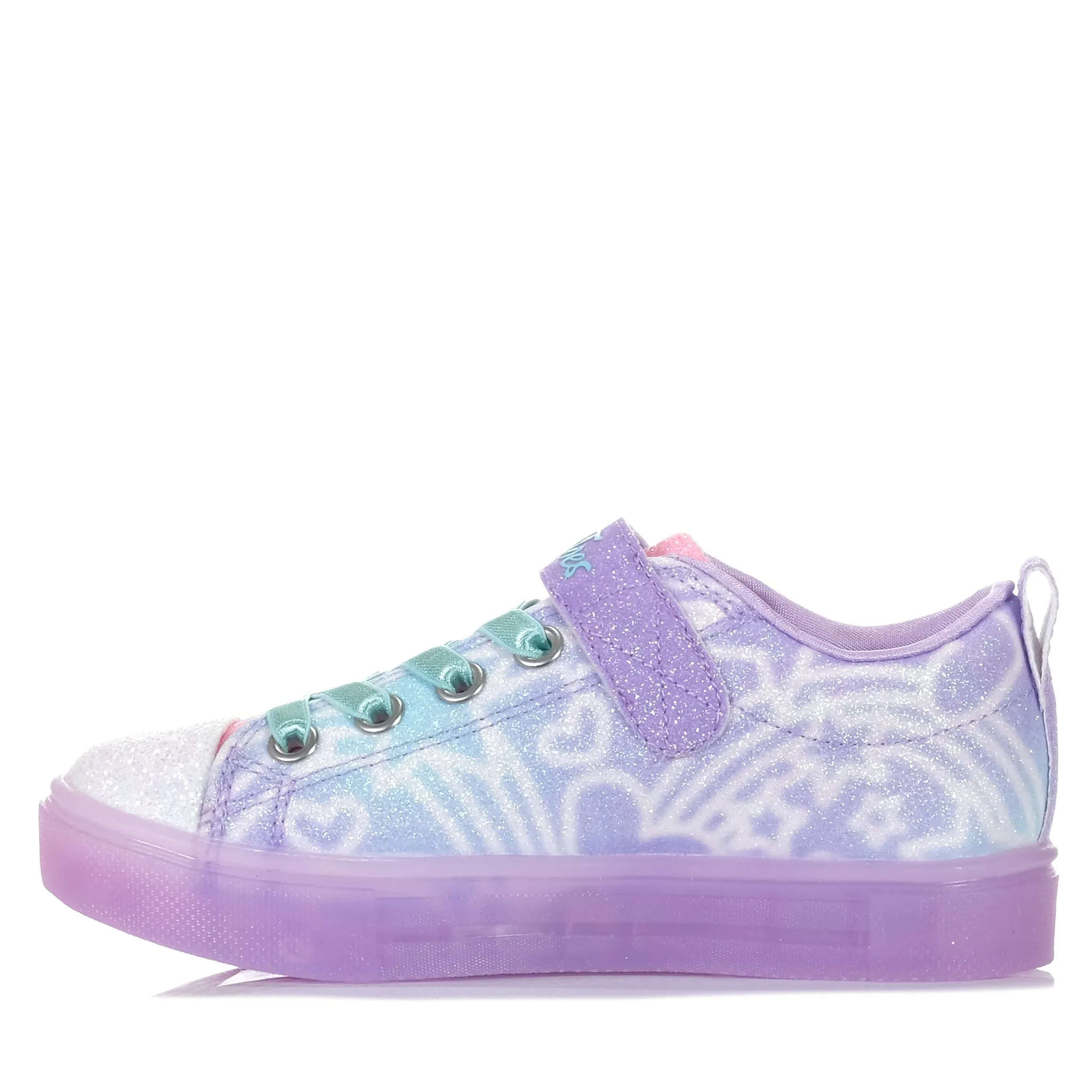 (Skechers Children's Twinkle Sparks Ice - Dreamsicle 314782L Lavender/)