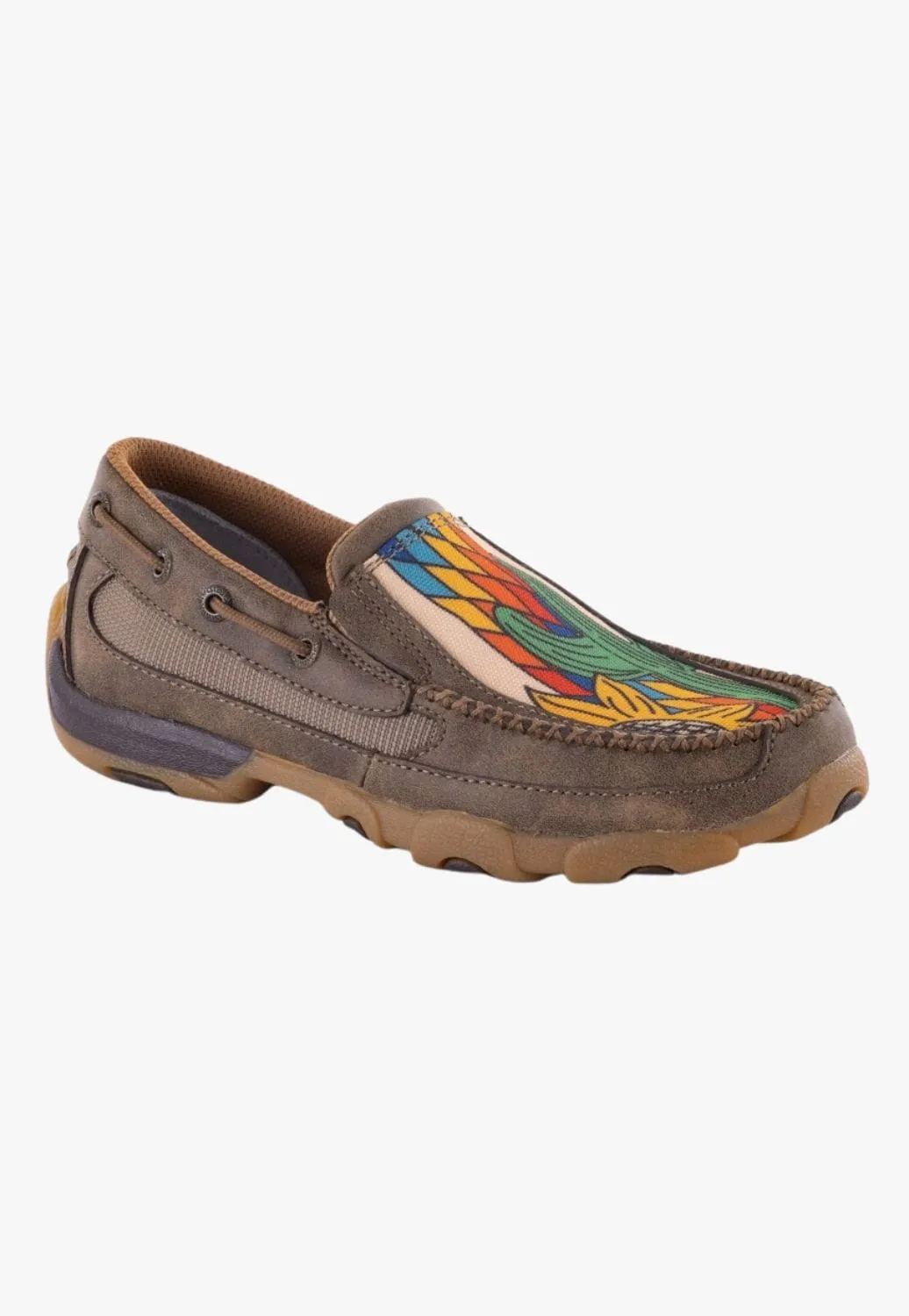 Twisted X Kids Cactus Sunflower Casual Moc