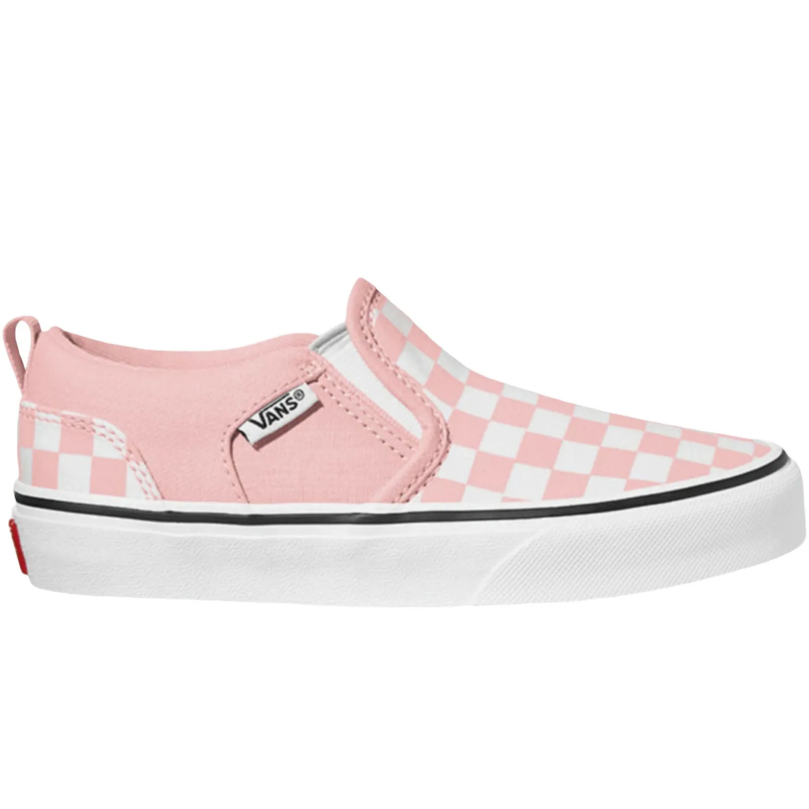 Vans Kids Asher Slip On Patterned Canvas Plimsolls