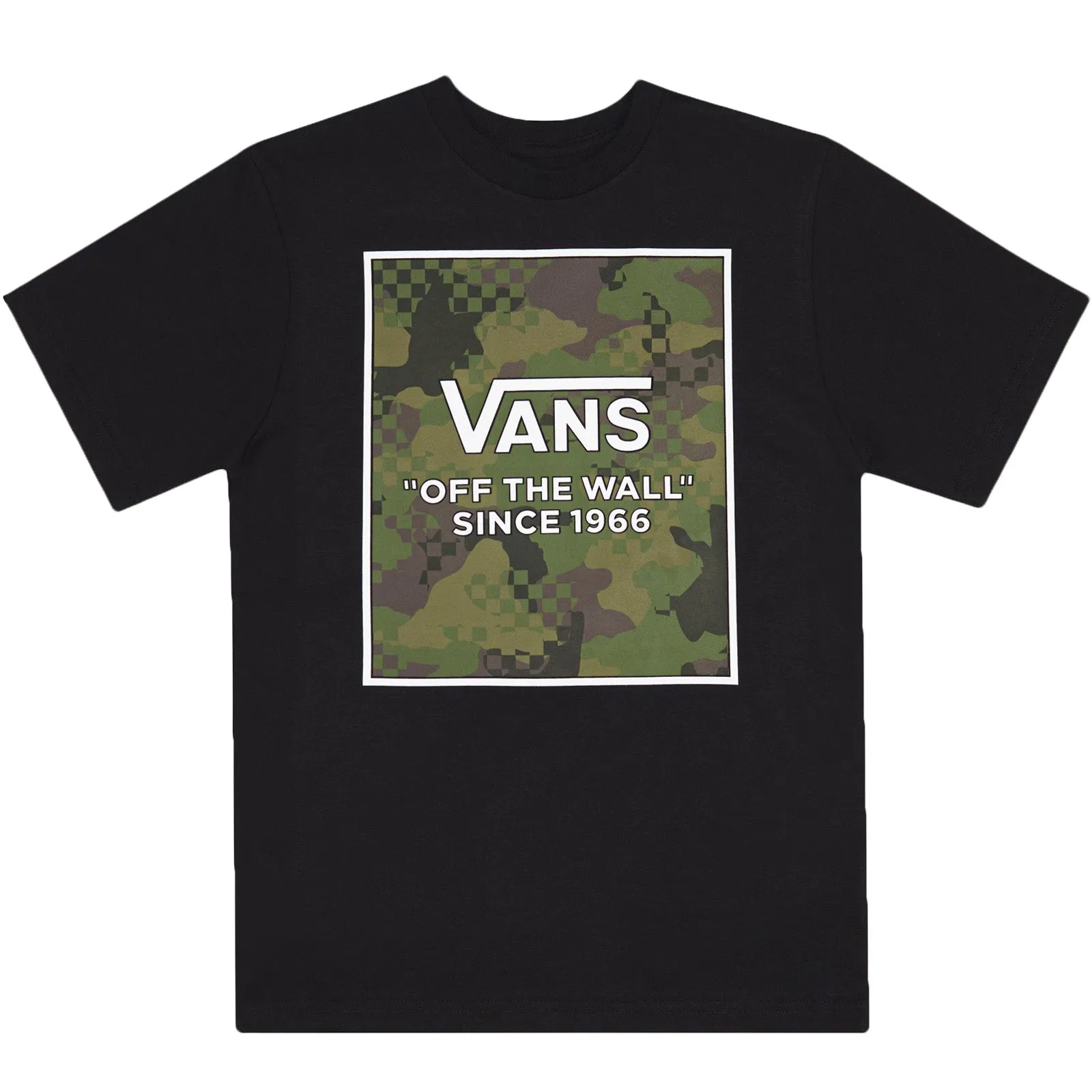 Vans Kids Camo Check Boxed Fill T-Shirt