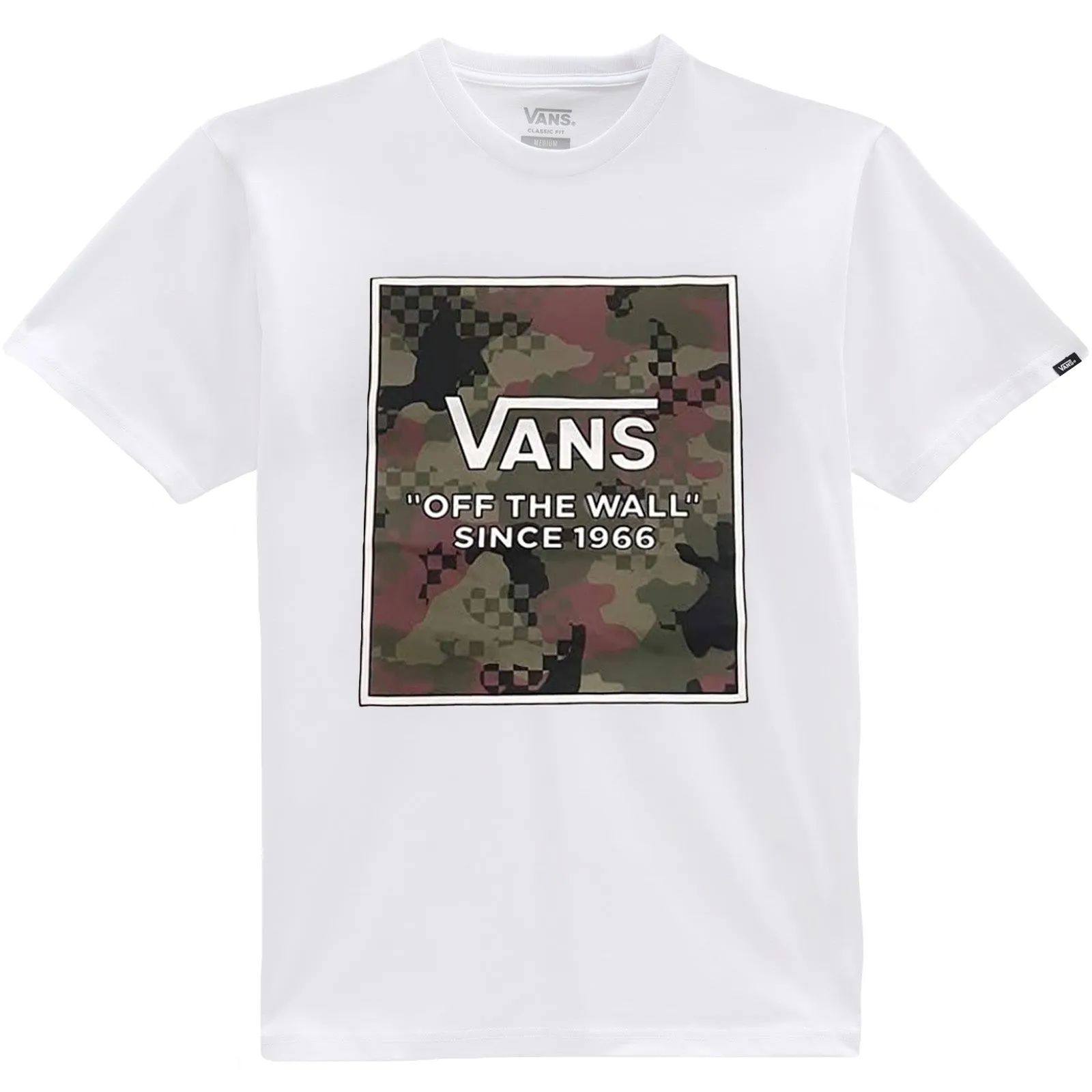 Vans Kids Camo Check Boxed Fill T-Shirt