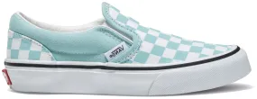 Vans Kids Classic Slip-On Checkerboard Canal Blue