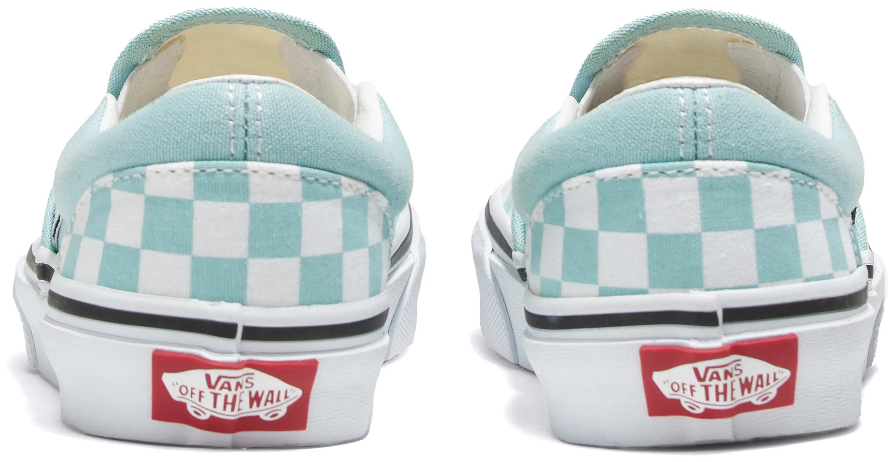 Vans Kids Classic Slip-On Checkerboard Canal Blue