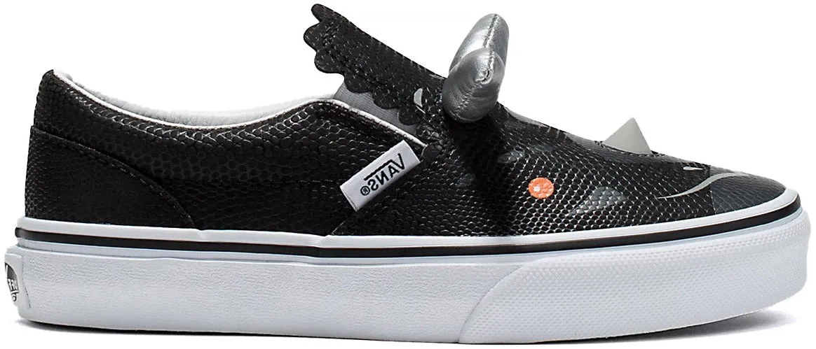 Vans Kids Classic Slip-On Triceratops Black/White