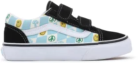 Vans Kids Old Skool V Melted Check Black/Multi