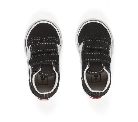 Vans KIDS TODDLER OLD SKOOL VELCRO Black/True White