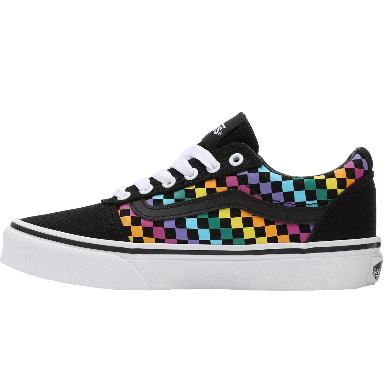 Vans Kids Ward Canvas Low Rise Trainers