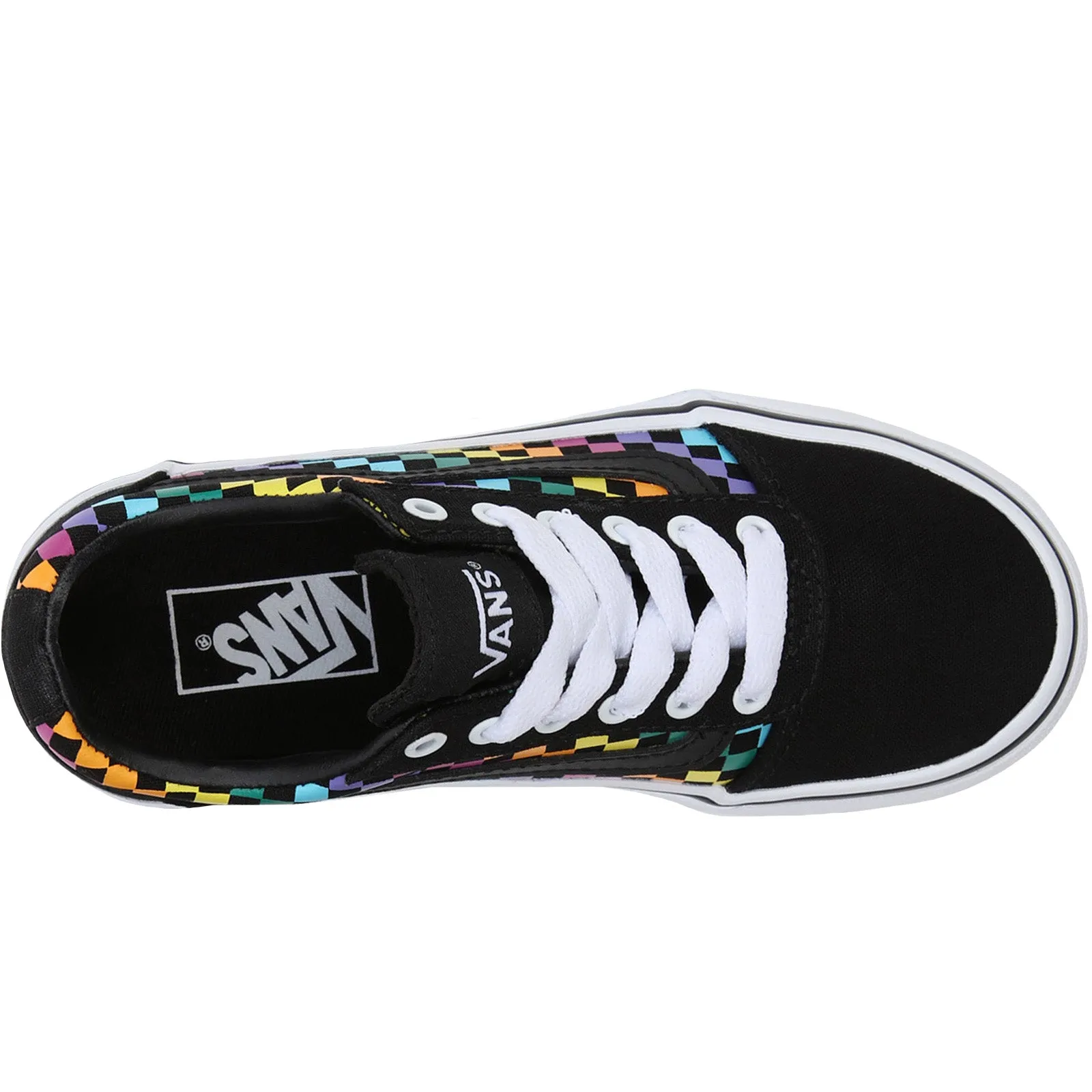 Vans Kids Ward Canvas Low Rise Trainers