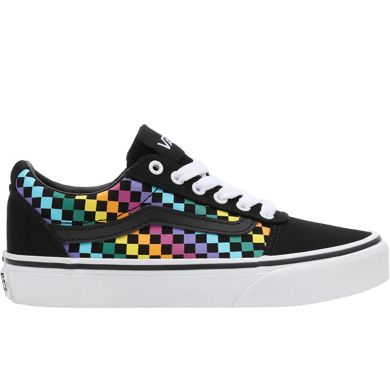 Vans Kids Ward Canvas Low Rise Trainers