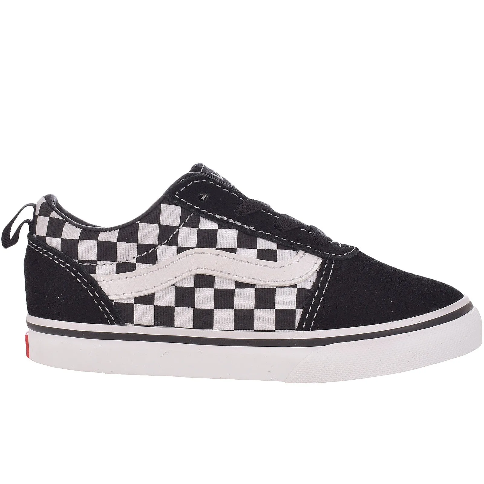 Vans Kids Ward Slip-On Checkerboard Trainers - Black