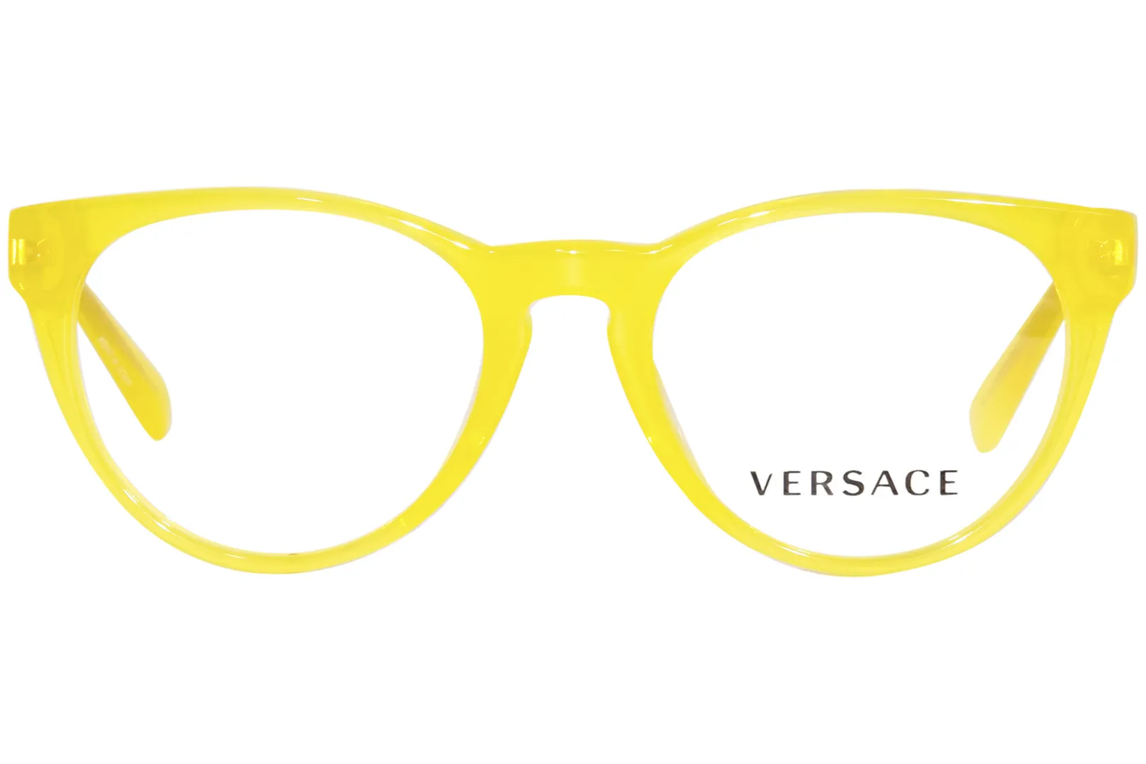 Versace VK3321U 5374 Eyeglasses Kids Transparent Yellow Fluo Full Rim 46-17-130