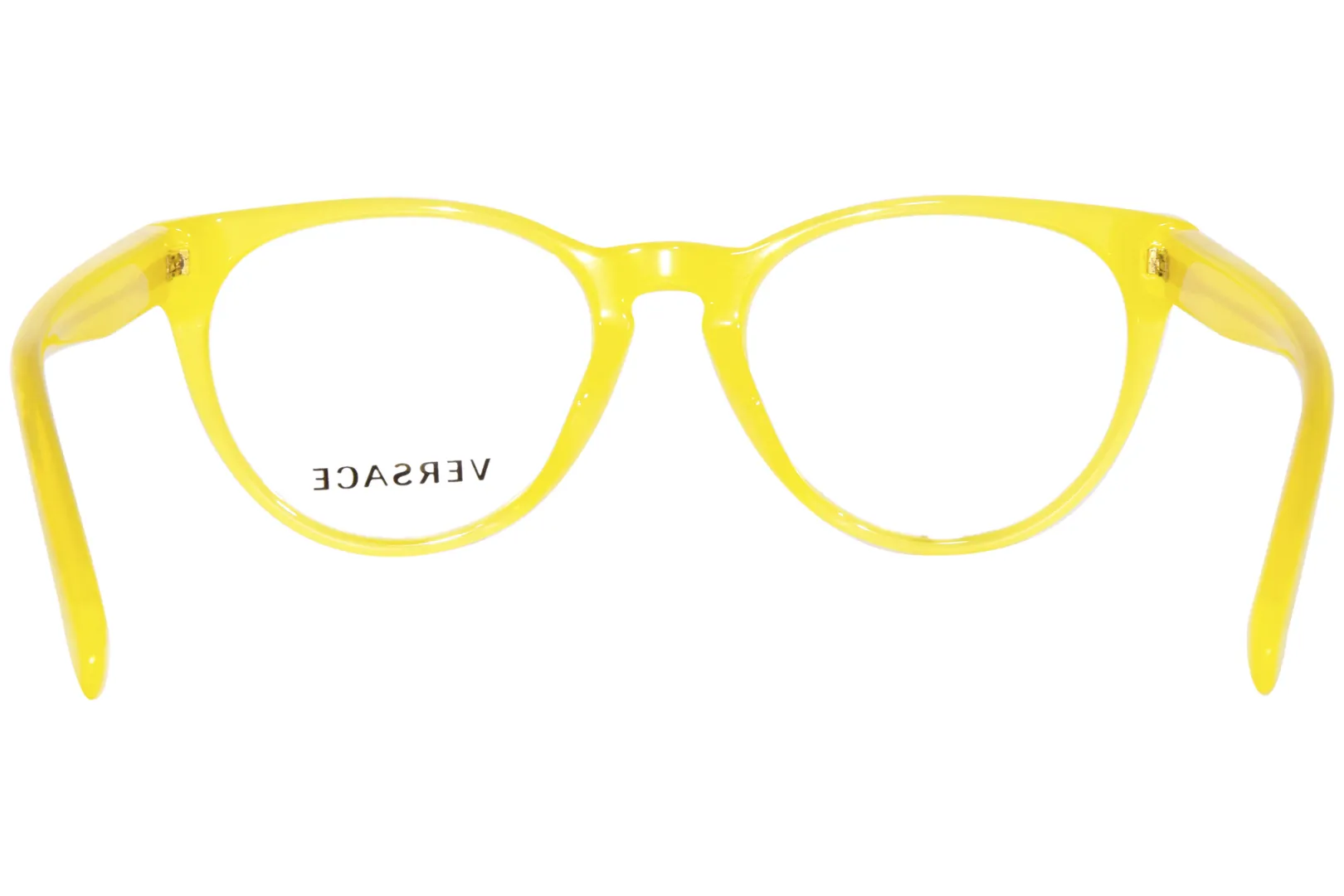 Versace VK3321U 5374 Eyeglasses Kids Transparent Yellow Fluo Full Rim 46-17-130