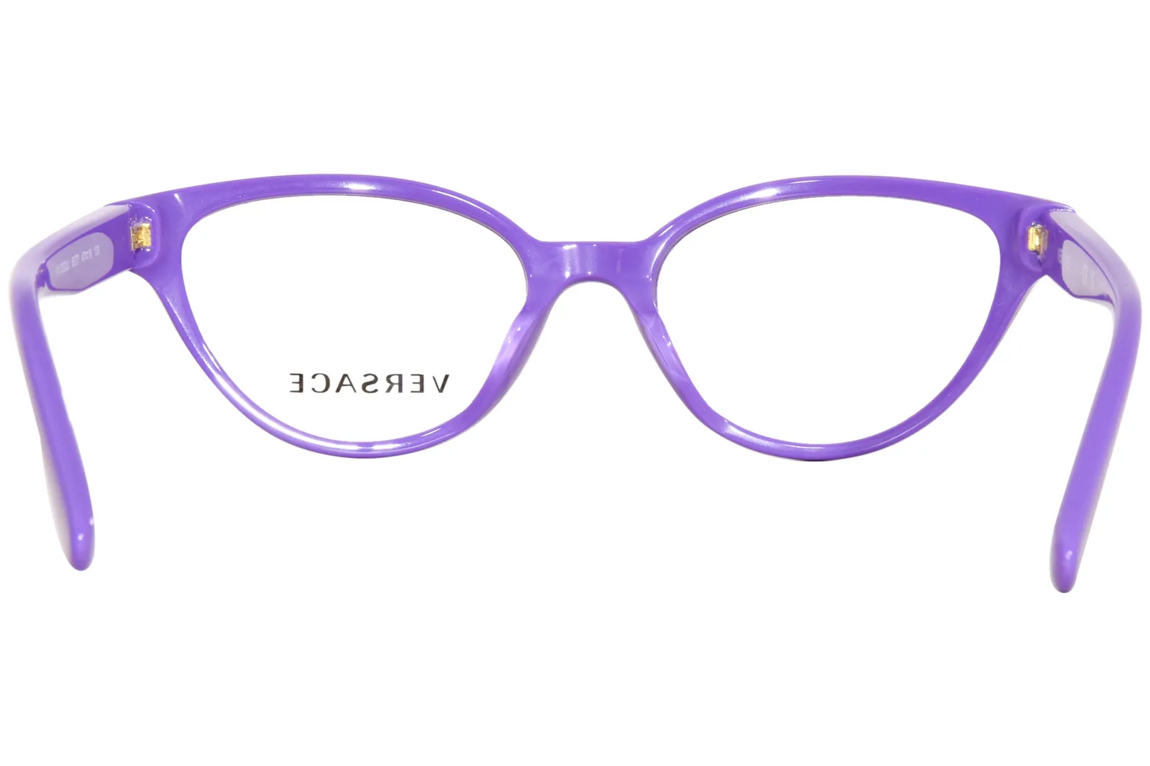 Versace VK3322U 5377 Eyeglasses Kids Girl's Violet Full Rim Cat Eye 47-16-130