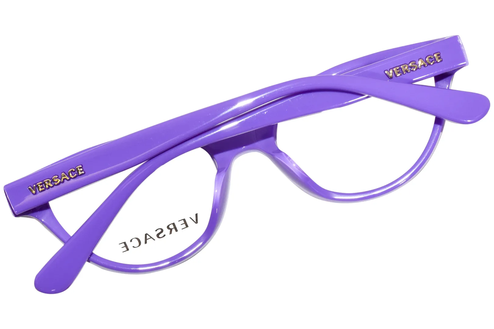 Versace VK3322U 5377 Eyeglasses Kids Girl's Violet Full Rim Cat Eye 47-16-130