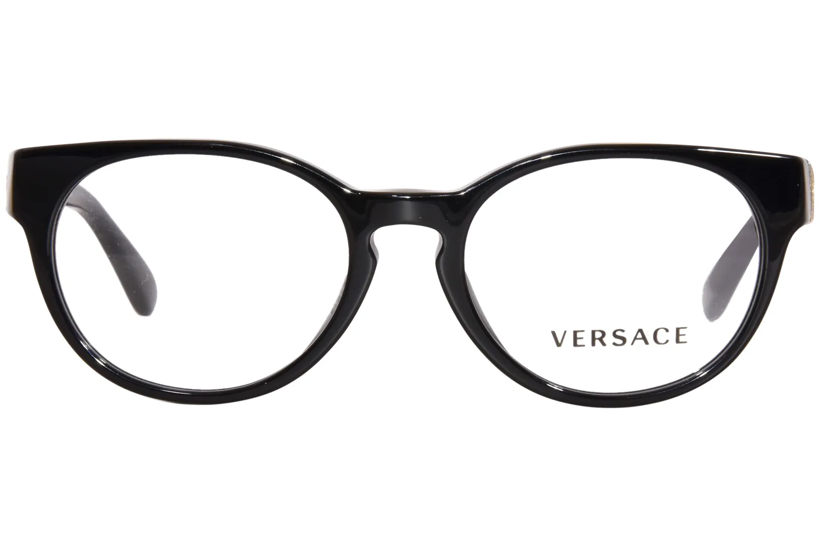 Versace VK3323U GB1 Eyeglasses Kids Girl's Black Full Rim Oval Shape 45-16-130