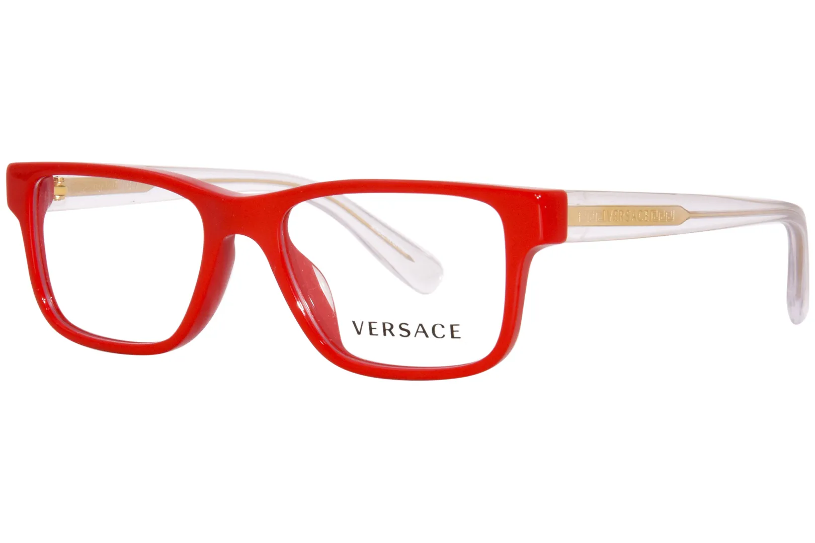 Versace VK3324U 5065 Eyeglasses Kids Boy's Red Full Rim 45-15-130