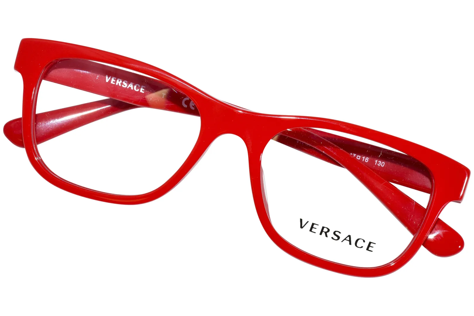 Versace VK3325U 5065 Eyeglasses Kids Red Full Rim Square Shape 45-16-130