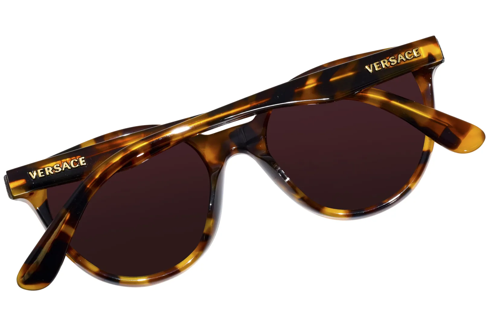 Versace VK4427U 51196Q Sunglasses Youth Kids Girl's Havana/Dark Violet Red 46mm